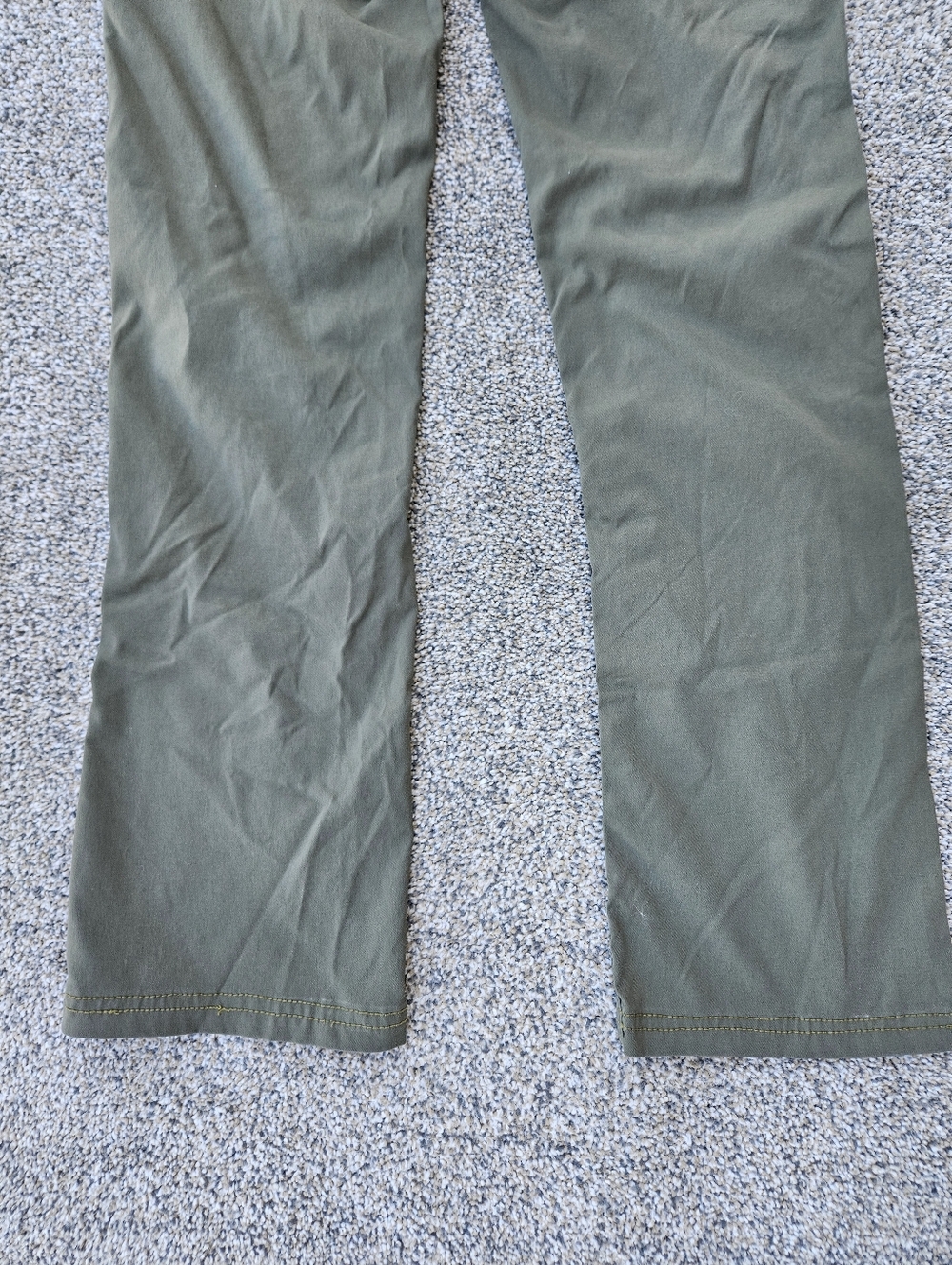 Prana Halle Pant Olive Green Hiking Convertible Pants Outdoor Womens Size 4 Tall - Picture 13 of 16